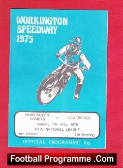 Workington Speedway v Coatbridge 1975