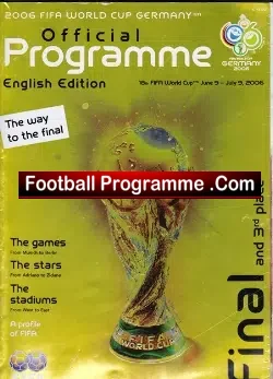 World Cup 2006 Germany Brochure + Signed Cantona + Ferguson