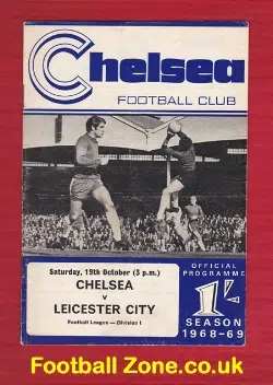 Chelsea v Leicester City 1968