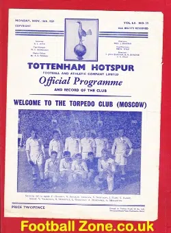 Tottenham Hotspur v Torpedo Moscow 1959 – Russia