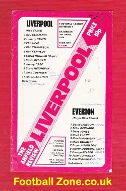 Liverpool v Everton 1976