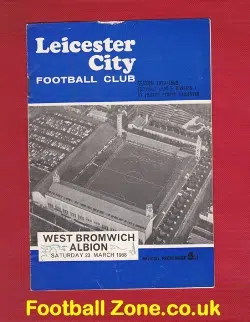 Leicester City v WBA 1968
