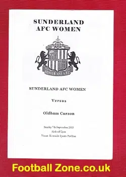 Sunderland Ladies v Oldham Curzon 2003 - Womens Football