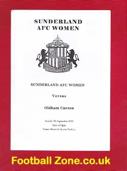 Sunderland Ladies v Oldham Curzon 2003 - Womens Football Match