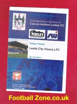 Curzon Ashton Ladies v Leeds City 2010 - Women's Football