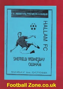 Sheffield Wednesday Ladies v Oldham Curzon 2000 - Womens Football