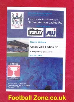 Curzon Ashton Ladies v Aston Villa 2010 - Womens Football