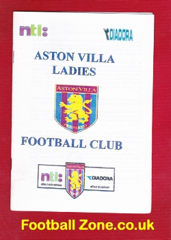 Aston Villa Ladies v Oldham Curzon 2000 – Womens Football