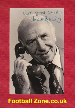 Manchester United Matt Busby Genuine Hand Signed Photo