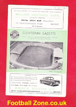 Glentoran v Glenavon 1957