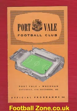 Port Vale v Wrexham 1962