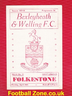 Bexleyheath Welling v Folkestone 1958