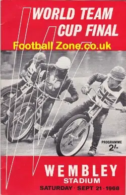 World Speedway Team Cup Final 1968 – Plus Ticket + Articles