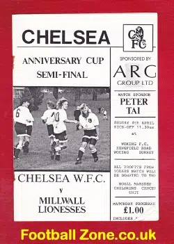 Chelsea Ladies v Millwall Ladies 1993 - Womens Semi Final