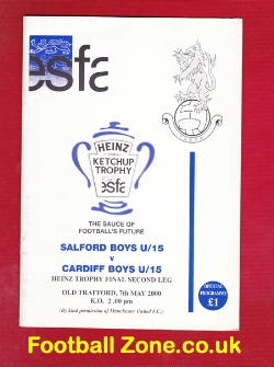 Salford Boys v Cardiff Boys 2000 – Under 15s Football