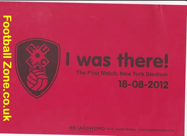 Rotherham United v Burton Albion 2012 - First Match + EXTRAS
