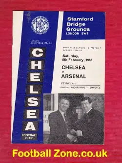 Chelsea v Arsenal 1965