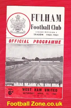 Fulham v West Ham 1964