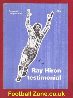 Ray Hiron Benefit Match Testimonial Portsmouth 1975