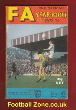 FA Football Yearbook 1973 - 1974