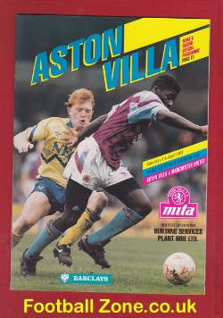 Aston Villa v Manchester United 1991