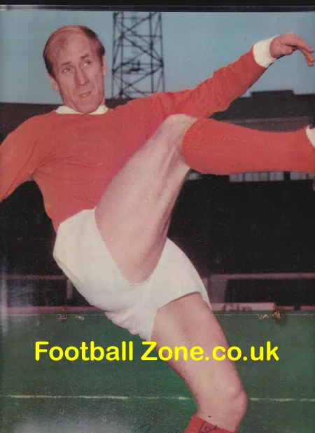 Manchester United Bobby Charlton Signed Autographed Picture