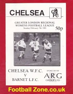 Chelsea Ladies v Barnet 1993 - Womens Football