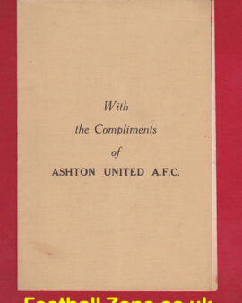 Ashton United v Mossley 1952 – Special VIP Edition