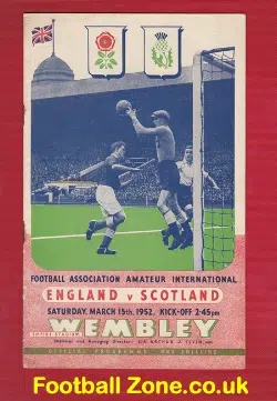 England v Scotland 1952 - Amateur International Match
