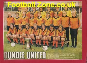 Dundee United Football Team 1980/81 – Multi Autographed