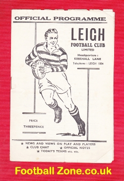 Leigh Rugby v Oldham 1956