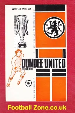 Dundee United v Newcastle United 1969 – Fairs Cup