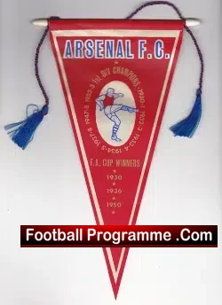 Arsenal Football Pennant 1960s
