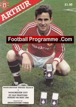 Arthur Albiston Testimonial Benefit Match Programme Man Utd 1988 - football programme