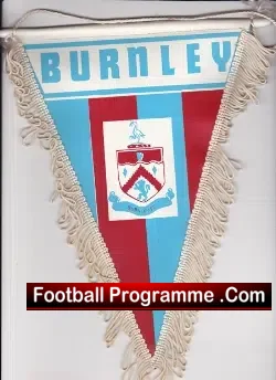 Burnley Football Pennant 1960s