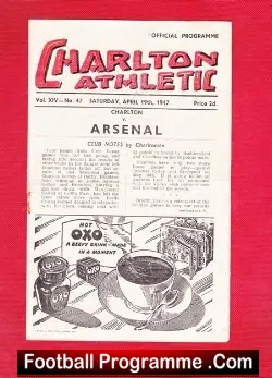 Charlton Athletic v Arsenal 1947