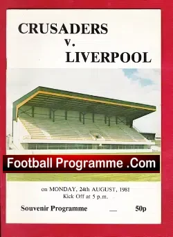 Crusaders v Liverpool 1981 – Ireland
