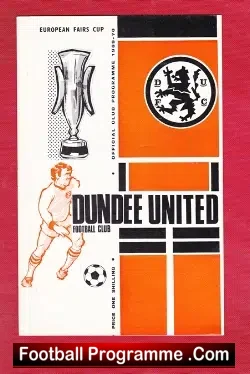Dundee United v Newcastle United 1969 – Fairs Cup