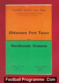 Ellesmere Port v Northwich Victoria 1972 – Senior Cup Final