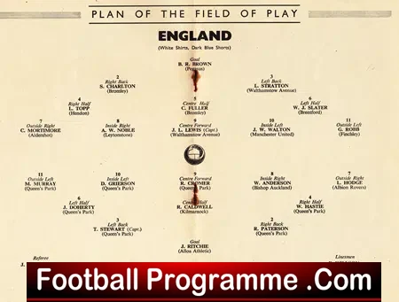 England v Scotland 1952 – Amateur International Match