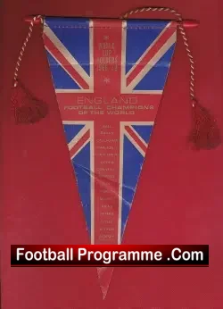 England World Cup Finals 66 Football Pennant Flag 1966