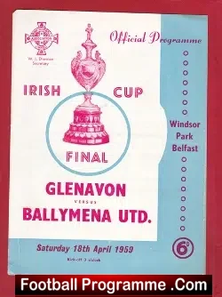 Glenavon v Ballymena United 1959 – Irish Cup Final