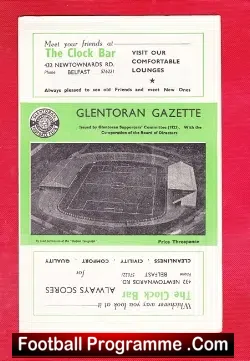 Glentoran v Crusaders 1958