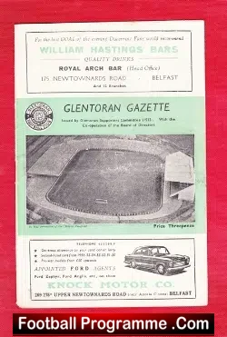 Glentoran v Crusaders 1958 – Ireland