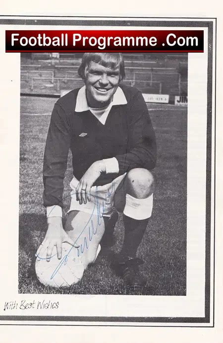 Heart Of Midlothian v Aberdeen 1975 – Multi Autographed SIGNED