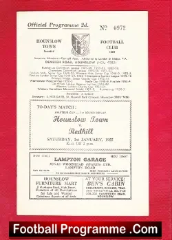 Hounslow Town v Redhill 1955