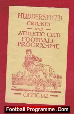 Huddersfield Rugby v Workington Town 1949