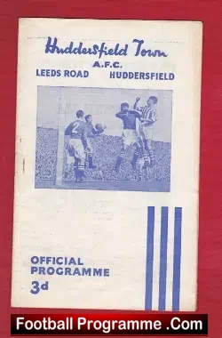 Huddersfield Town v Manchester United 1955