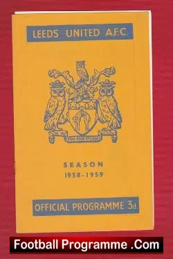 Leeds United v Tottenham 1959