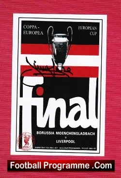 Liverpool Jimmy Case Signed Photograph European Cup Final 1977 - football memorabilia
